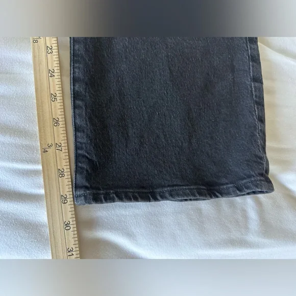 Madewell Black Straight-Leg Jeans - Picture 9 of 12